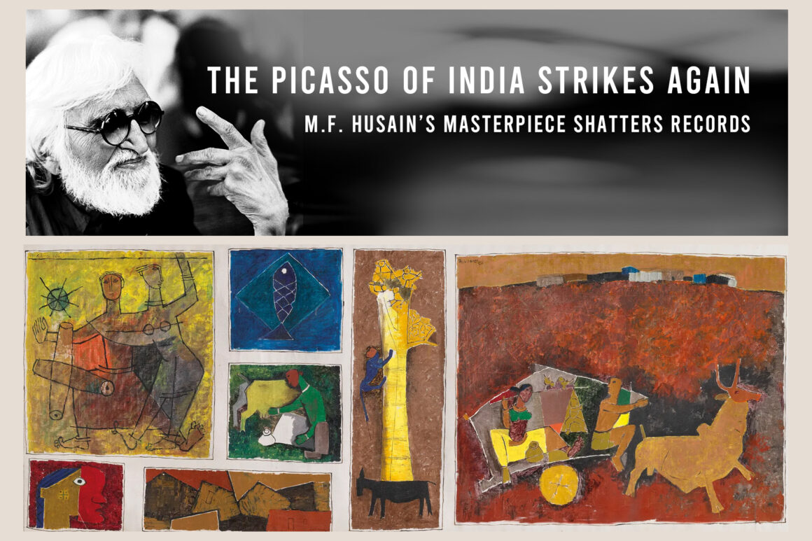 M-F-HUSSAIN Husain’s Legacy Soars as His Masterpiece Smashes Records!